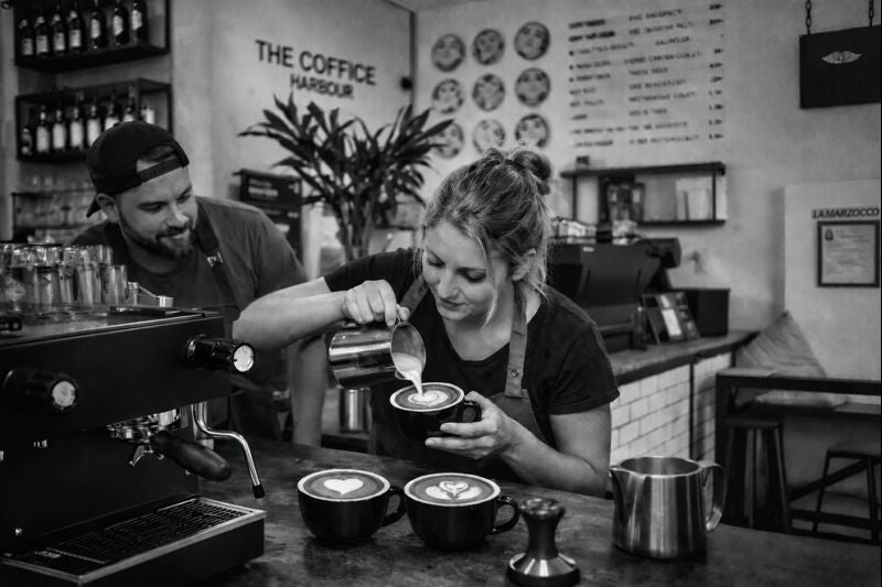 Gutschein für einen Latte-Art Kurs im Coffice Harbour